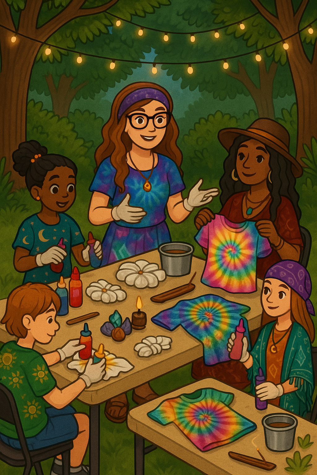 Boho Tie-Dye Experience – Book a Private Party or Session