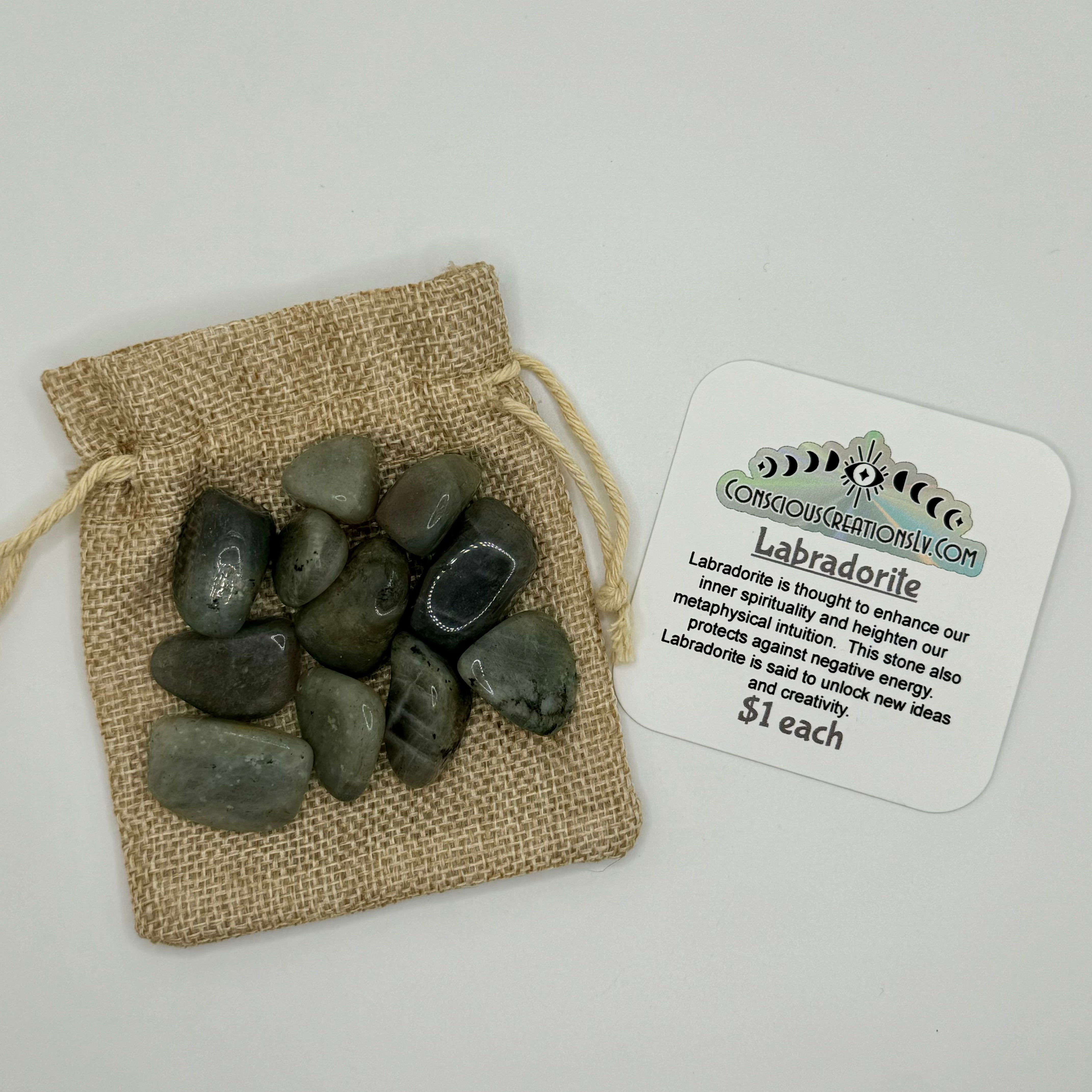 Tumbled Labradorite (1 count)