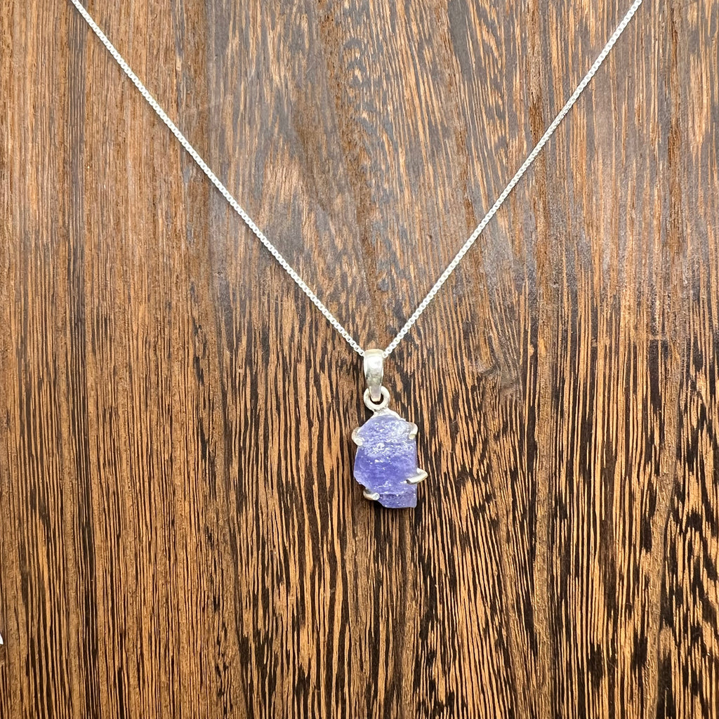 100% Proceeds to Charity TANZANITE Necklace in Sterling Silver, Gem Legacy ✧ Ethically Sourced Jewellery from top Solstice Stones