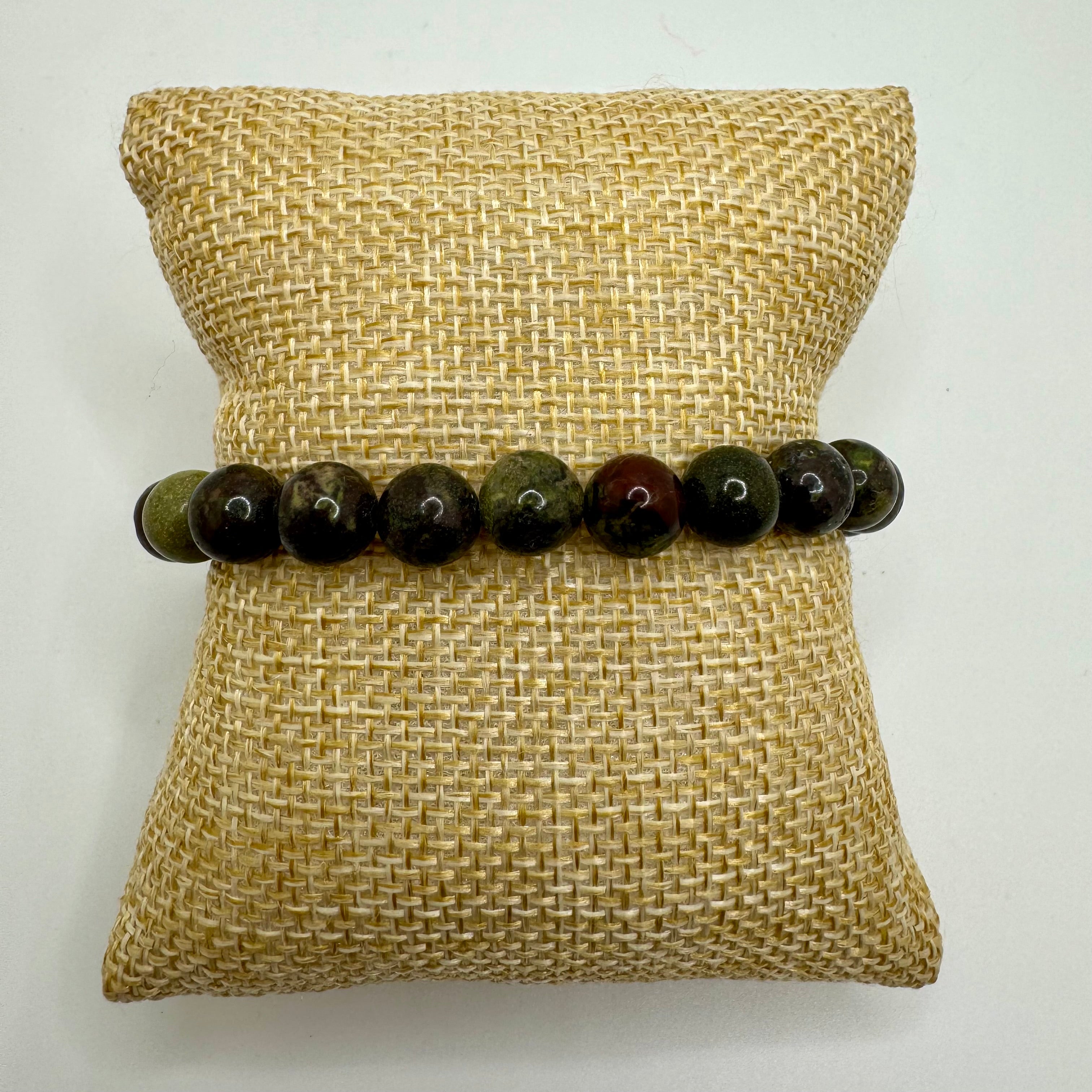 Dragons Blood Jasper Stretch Bracelet 8mm beads