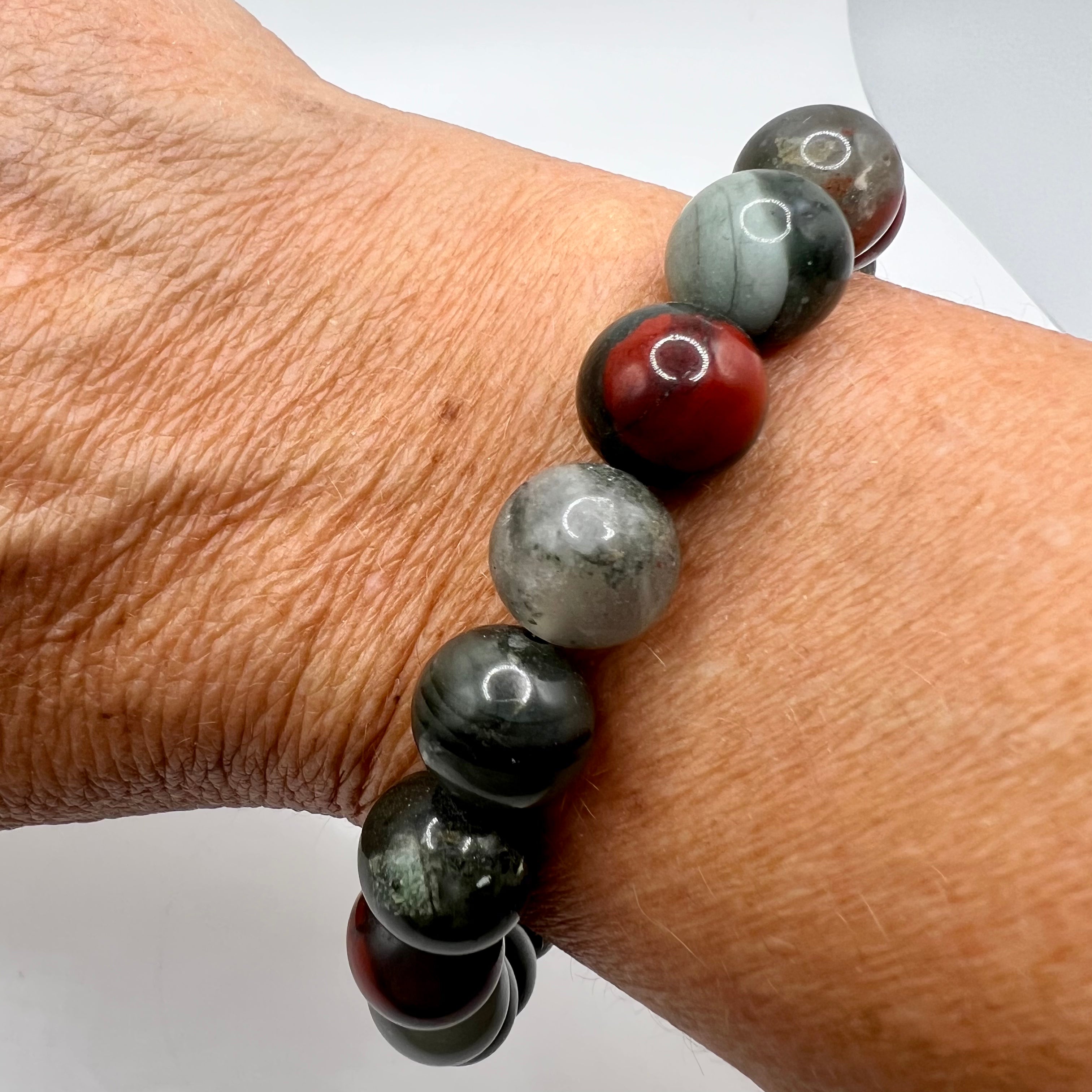 Bloodstone Stretch Bracelet