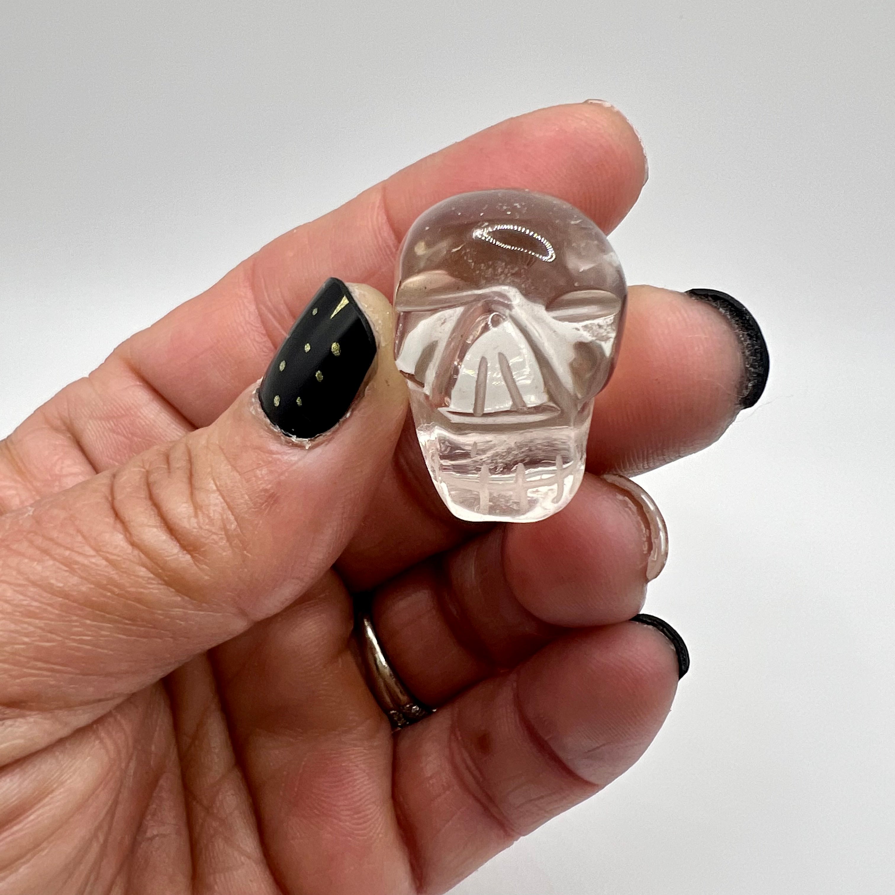 Clear Quartz Miniature Skull