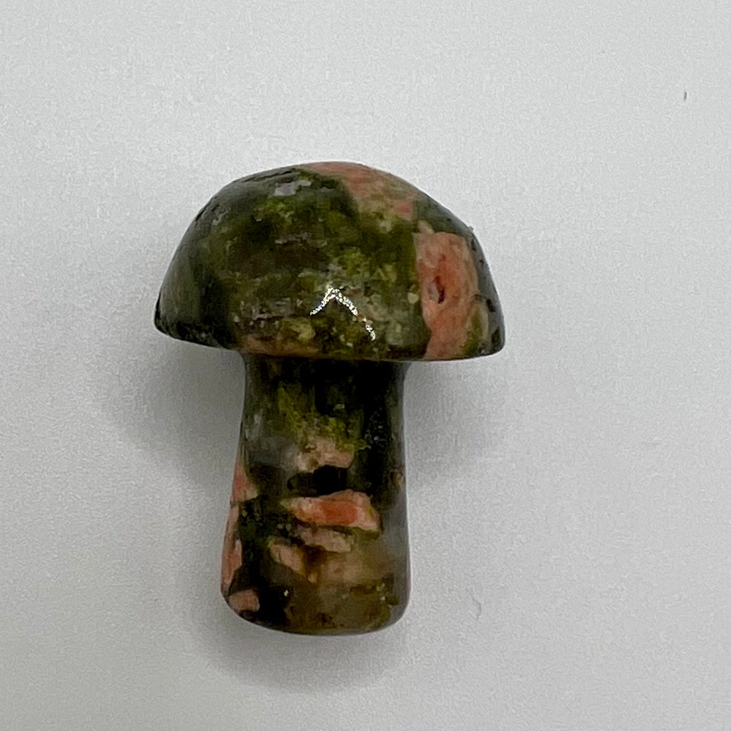 Unakite Miniature Mushroom