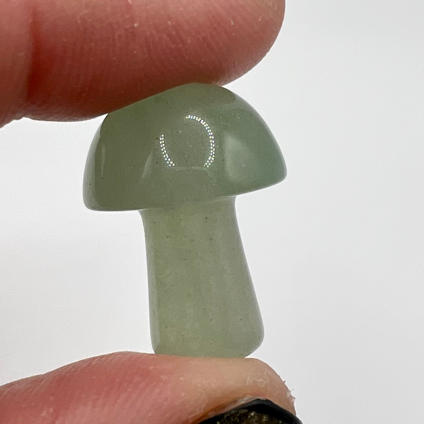 Green Aventurine Miniature Mushroom